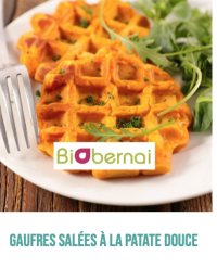 Gaufres sale?es a? la patate douce Gaufres sale?es a? la patate douce
