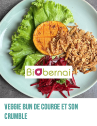 Veggie bun de courge et son crumble Veggie bun de courge et son crumble